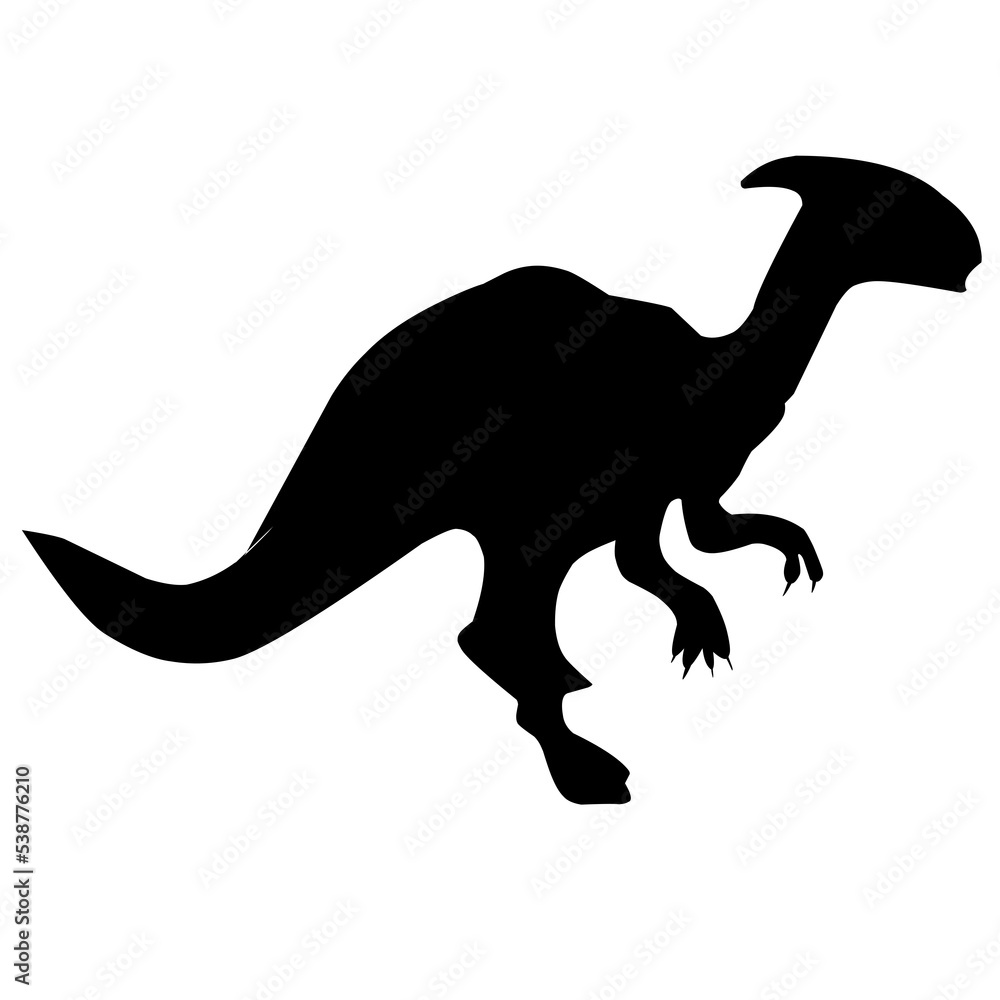 Dinosaur Silhouette Stock Vector | Adobe Stock