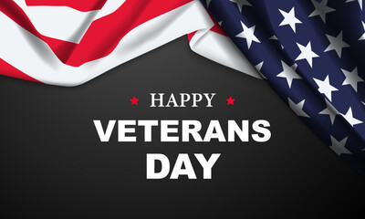 Wall Mural - Veterans Day Background Design. Veterans Day. Banner, Poster, Greeting Card. Vector Illustration.