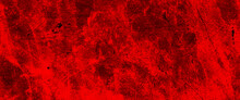Abstract Red Background Vintage Grunge Texture, Blood Dark Wall Texture Background. Abstract Shiny Red Marble Texture With Stains, Painted Red Grunge Texture, Grainy Red Paper Texture.