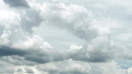 Wall Mural - Footage B Roll Timelapse Sky and black cloud. Dark grey storm clouds. Dramatic sky. lighting in dark stormy cloudy.