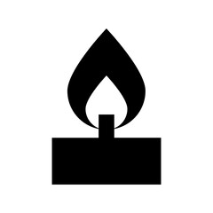 Poster - Candle Vector Icon