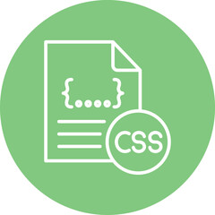 Css file Vector icon which is suitable for commercial work and easily modify or edit it
