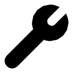 Wall Mural - Spanner Vector Icon