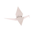 origami crane isolated on transparent background