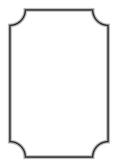 Wall Mural - vector vintage style page border