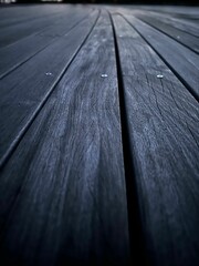 Sticker - Old wooden floor with a dark ambiance