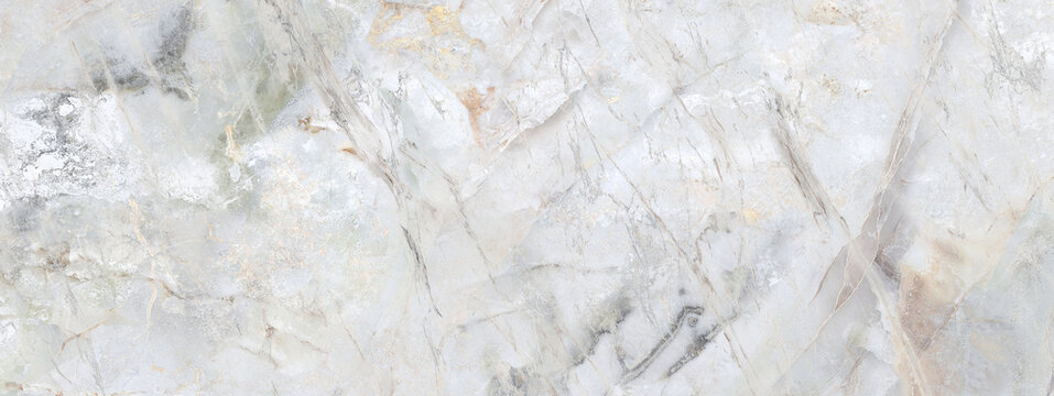 Fototapete - Natural white marble stone texture for background or luxurious tiles floor and wallpaper decorative design.