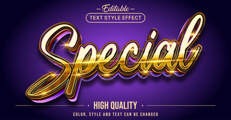 Aufkleber - Editable text style effect - Special text style theme.