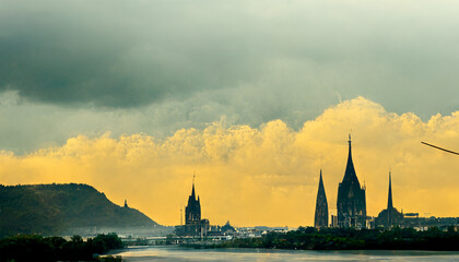 Wall Mural - koblenz the rhine valley wallpaper