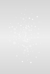 Gray Snow Vector Grey Background. New Snowflake