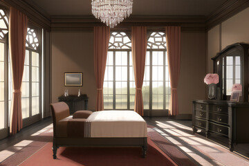 Wall Mural - Luxury Manor Bedchamber