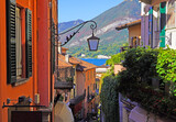 Fototapeta Uliczki - The village of Bellagio on Lake Como in Italy