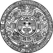 Aztec Calendar High Resolution