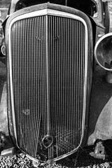 Portrait of an Old Vintage Car