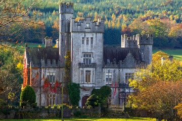 Wall Mural - Old castle in a sunny autumn day