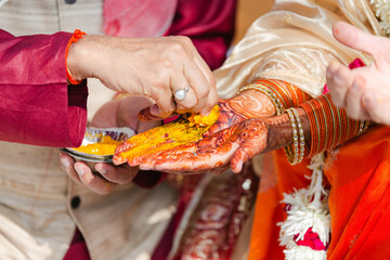 Wall Mural - Indian Wedding Ceremony ritual