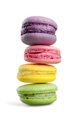 Sticker - Colorful macaroons collection set of isolation on a white background