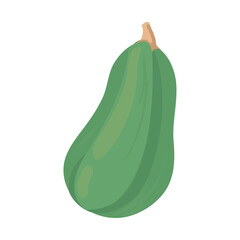 Sticker - green zucchini design