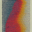 shading stripes, Japanese woodblock print style
