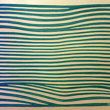 Shading Stripes, Japanese Woodblock Print Style