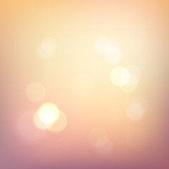 Wall Mural - Defocused lights on pastel background - eps10