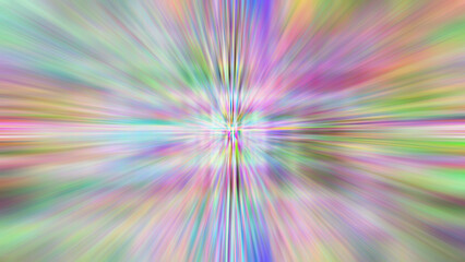 Canvas Print - Abstract iridescent glitch art texture background image.
