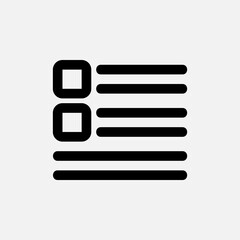 Layout icon in line style, use for website mobile app presentation