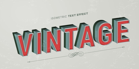 Poster - Editable Retro Vintage Text Effect