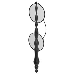 Wall Mural - 3d rendering illustration of foldable lorgnette eyeglasses