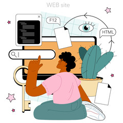 Programming online service or platform. Coding, testing and writing
