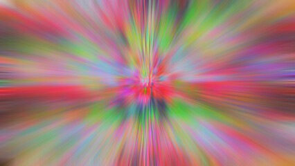 Canvas Print - Abstract iridescent glitch art texture background image.