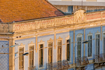 Wall Mural - traditional decoration on the wall of a terrace in Olhao, Algarve, Portugal