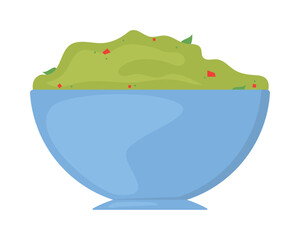 Sticker - mexican guacamole bowl