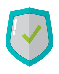 Wall Mural - security shield icon