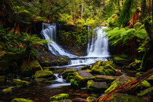 Horseshoe Falls In Mt Field National Park Tasmania Australia