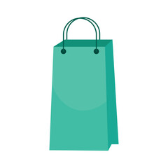 Wall Mural - green shopping bag