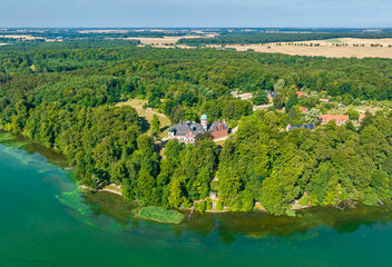 Sticker - Aerial view of Wiligrad palace near Schwerin (Germany)