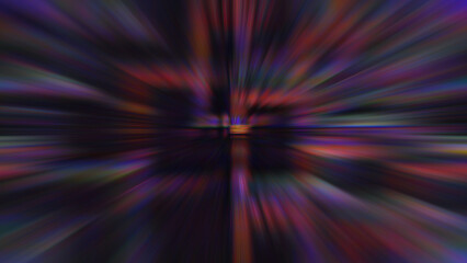 Canvas Print - Abstract iridescent glitch art texture background image.