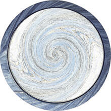 Grey, Blue And White Spiral, Abstract Pattern 