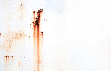 Wall Mural - Rust of metals.Corrosive Rust on old iron white.Use as illustration for presentation.	