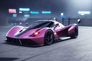 Hypercar sportcar concept art