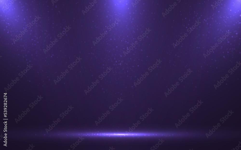Background spotlights. Award ceremony template. Stage light with ...