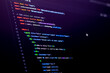 javascript Code background. color coding on screen
