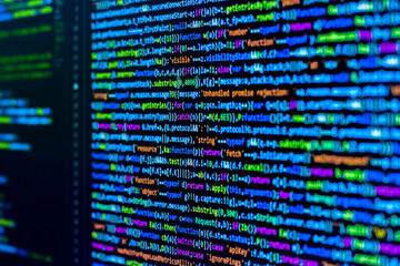 javascript Code background. color coding on screen
