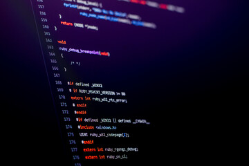 Ruby backend code. Can be used as background.