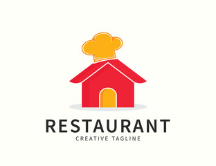 Wall Mural - Restaurant logo design template