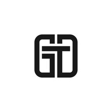 Letter GTD logo icon design vector