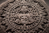 Fototapeta Psy - The Aztec Calendar Stone: Ancient Mesoamerican Artifact