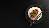 Fototapeta Mapy - A set of Korean dishes