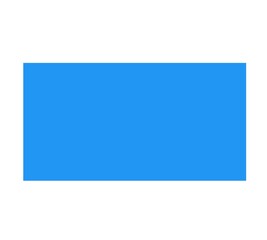 Sticker - Blue rectangular shape icon  